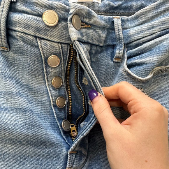 GOOD AMERICAN GOOD CLASSIC SLIM BOOTCUT SUPER COMPRESSION JEANS - Picture 4 of 13